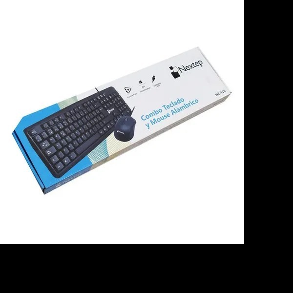 TECLADO Y MOUSE ALAMBRICO NE-416 NEXTEP